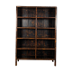 Vintage bookcase asian black