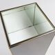 Mid‑Century Mirrored Plant Stand by Deknudt, Belgium 1980s