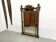 Large antique pediment mirror with parecloses