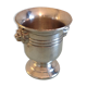 Medicis egg cup in silver metal