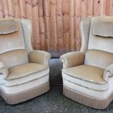 A pair of uszak armchairs, 70’s