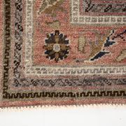 4x7 Brown Floral Vintage Persian Rug, 130x215Cm SK 2606