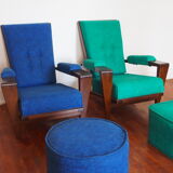 Paire de fauteuils André Sornay