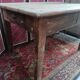 Ancienne table de ferme, 6 couverts et 2 tiroirs