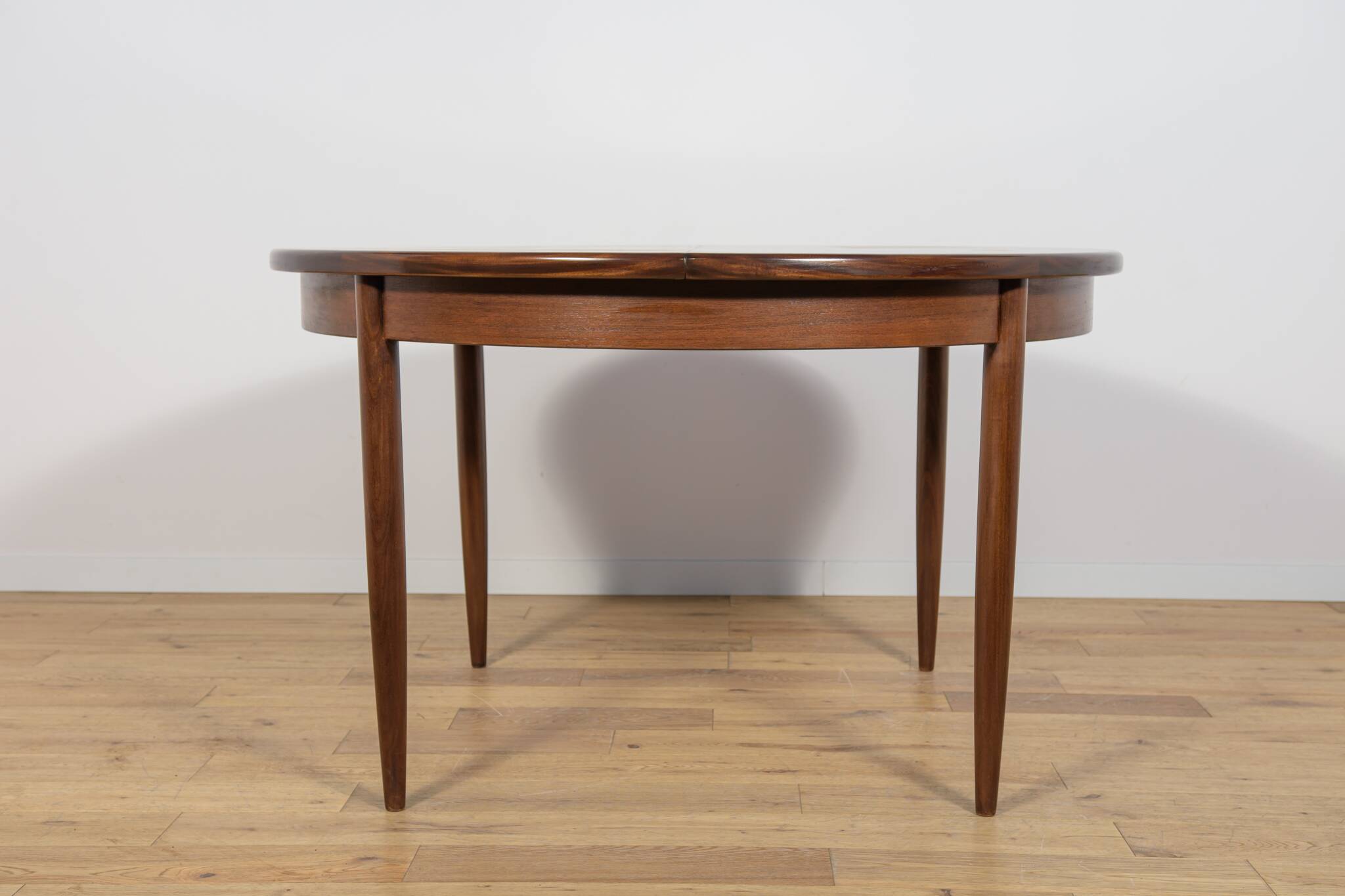 Mid-Century Teak Round Fresco Dining Table from G-Plan, United Knigdom.
