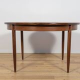Mid-Century Teak Round Fresco Dining Table from G-Plan, United Knigdom.
