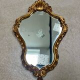 Miroir baroque en bois doré