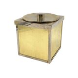 Hollywood regency golden Ice Bucket, Italy, ca. 1970s