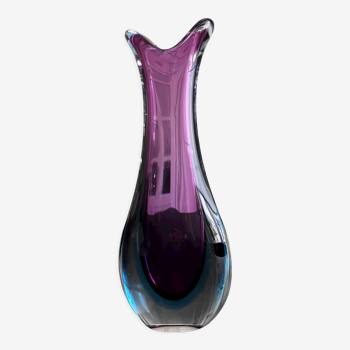 Vase Sommerso en verre de Murano