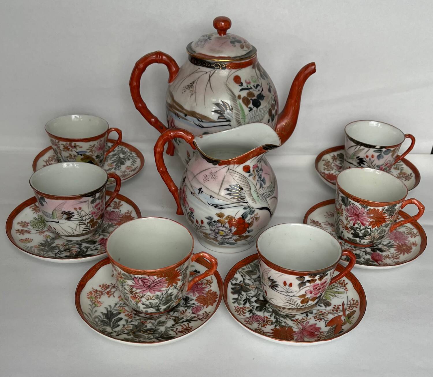 14-piece fine bone china tea set