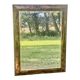 Grand miroir moulure doucine loupe d'orme, miroir biseauté