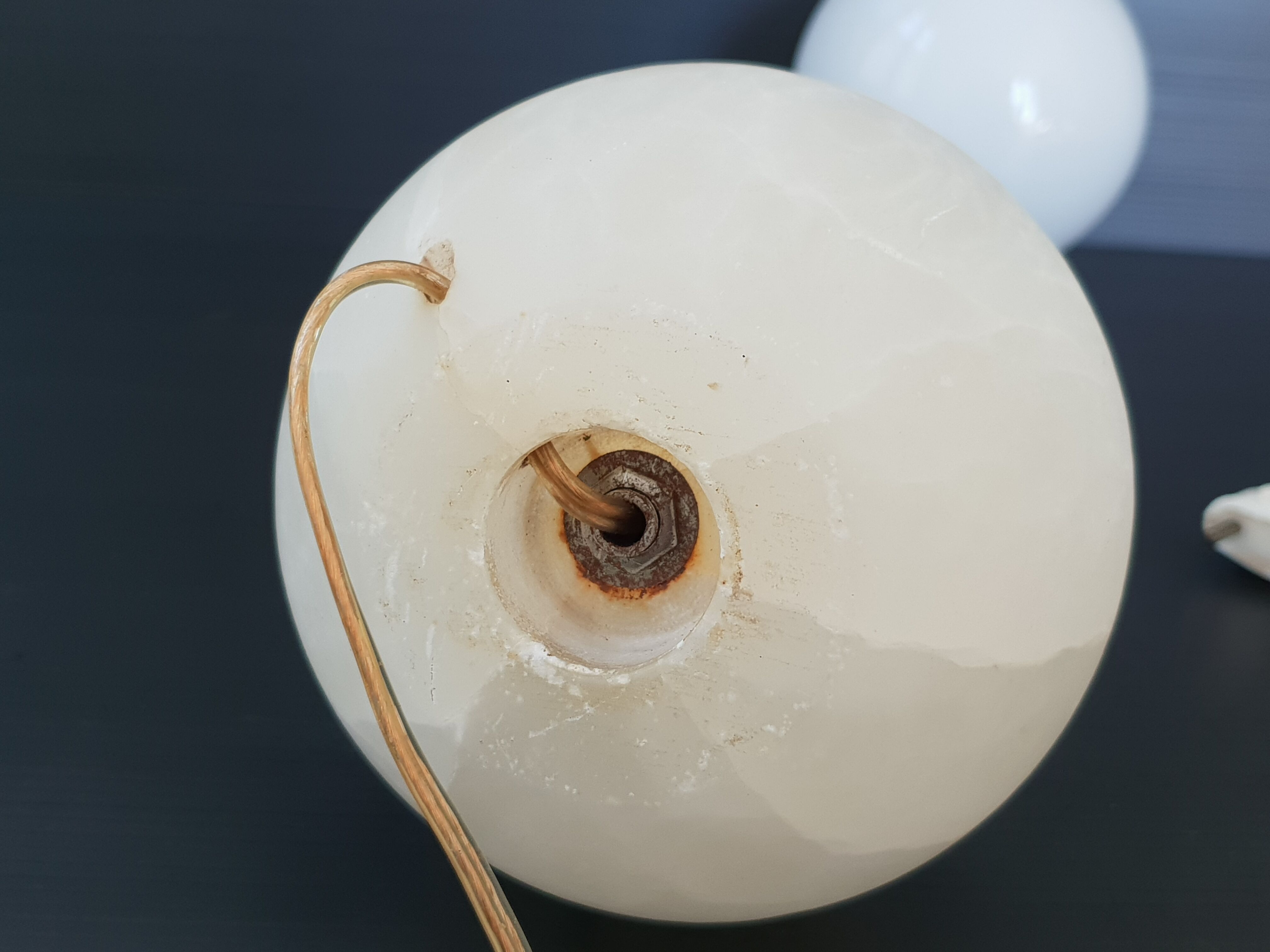 Vintage 1950 alabaster lamp