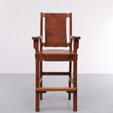Modernist high chair 1940s dutch