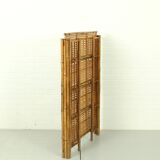 Bamboo Folding Campaign Shelves, France 1920s