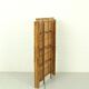 Bamboo Folding Campaign Shelves, France 1920s