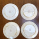 Set of 4 dessert plates Creil & Montereau – Labrador model