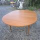 Table scandinave extensible en teck des années 60