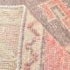 Tapis de couloir turc vintage rouge pastel doux 2x8, 78x246 cm