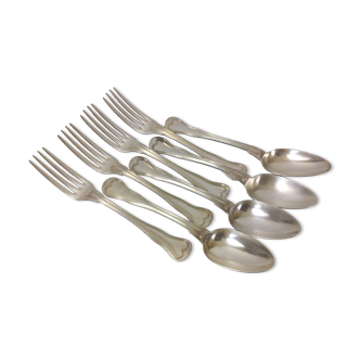 8 christofle silver metal cutlery