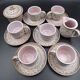 Earthenware coffee service signed Jean Austruy Vallauris around 1970 - Cups - saucers - milk pot