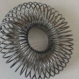 Pair of vintage design spring lamp wall lights from the 70s