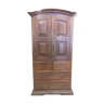Wardrobe colonial wood exotic work old 19th