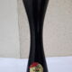 Hartzviller H 25 cm black crystal soliflore vase