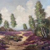 Painting "Path in the heather"