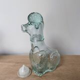 Bouteille en forme de chien caniche