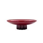 Paul Millet, Modern red vide poche / centerpiece, Sevres France 1930s
