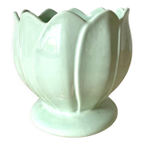 Cache pot lotus flower 80s