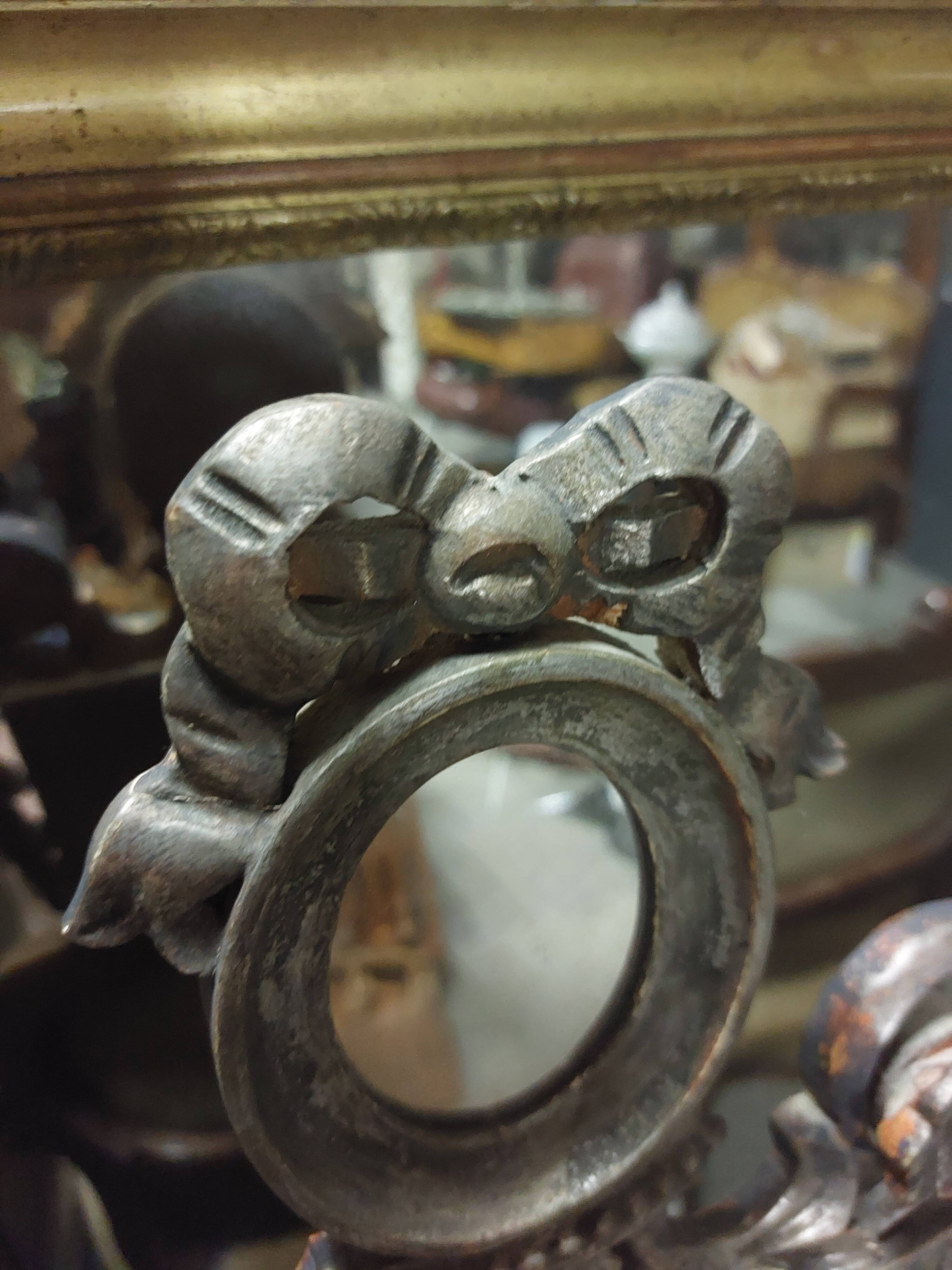 Louis XVI style mirror decorated in wood