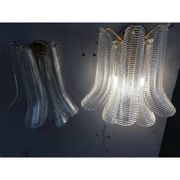 Celestial Pair of Murano Glass Selle Sputnik Wall Sconces