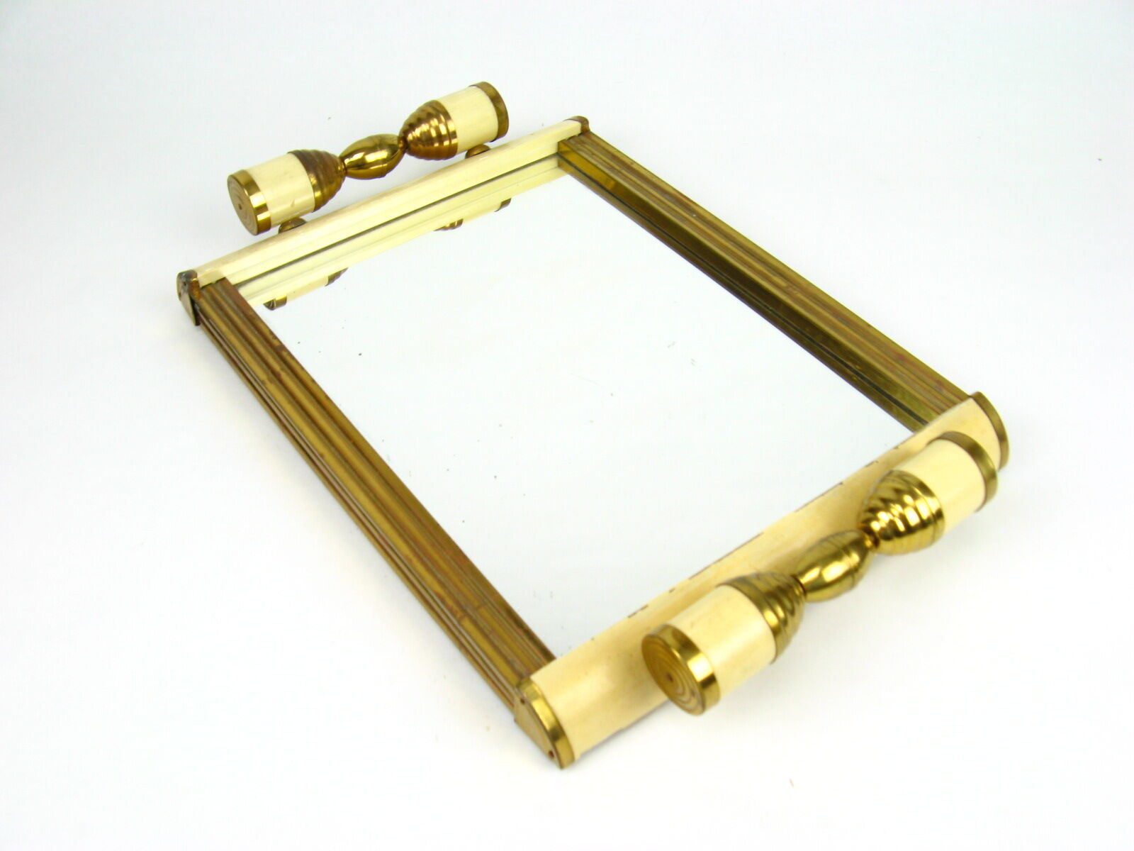 Plateau miroir art déco