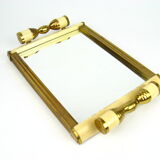 Plateau miroir art déco