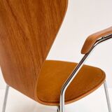 Wooden 3207 chair by Arne Jacobsen for Fritz Hansen, 1980s