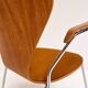 Wooden chair 3207 by Arne Jacobsen for Fritz Hansen, 1980s.