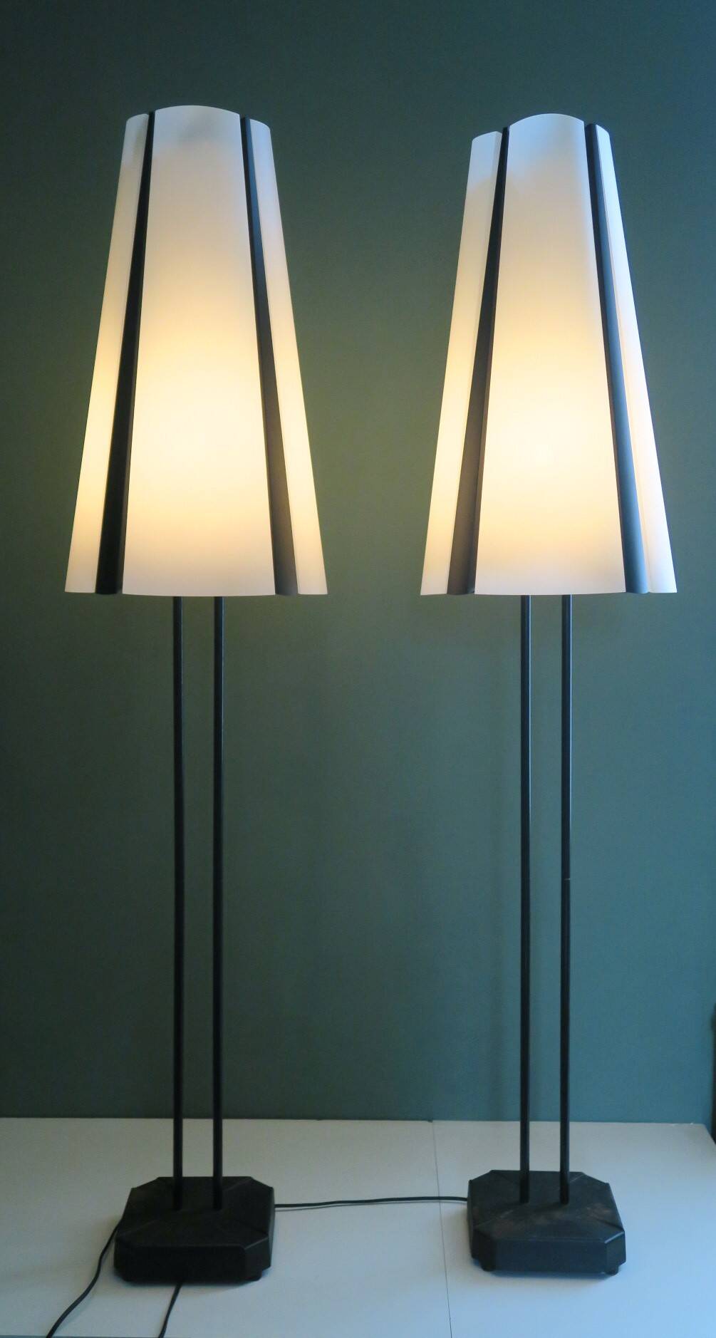 Pair of floor lamps, Ikea, Vistofta, 1980
