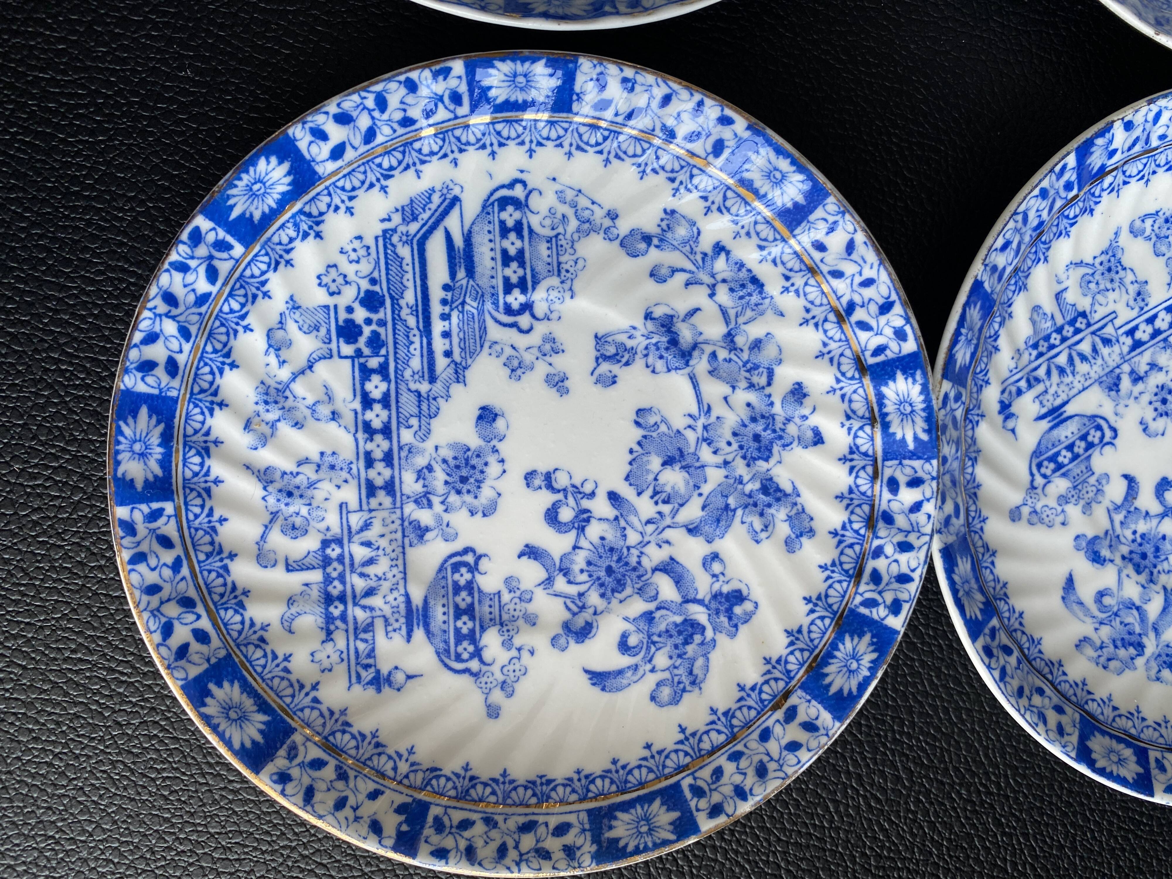 Magnifique lot de Tasses & Soucoupes China Blau - Tuppack Tiefenfurt