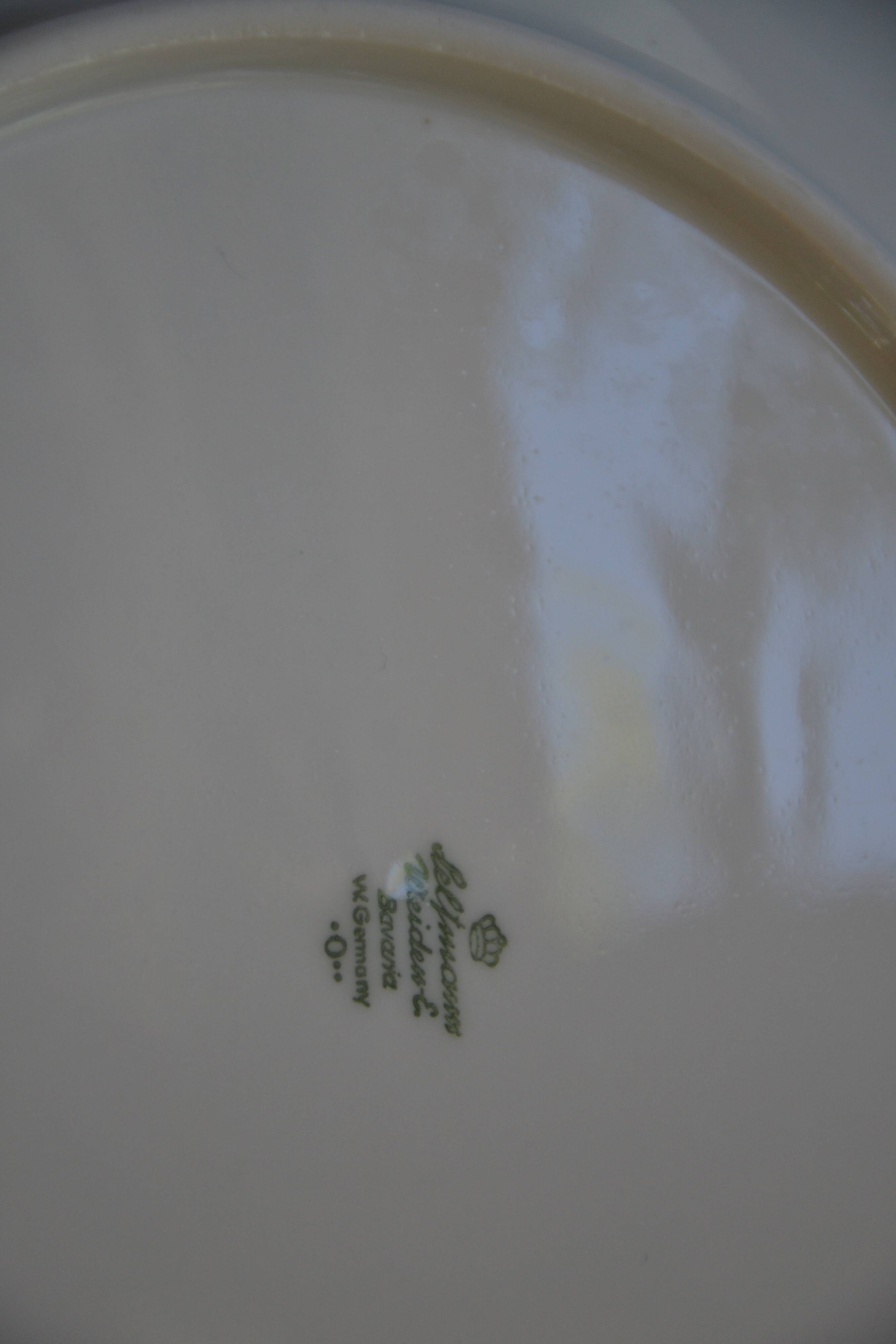 6 Bavaria W Germany floral dinner plates