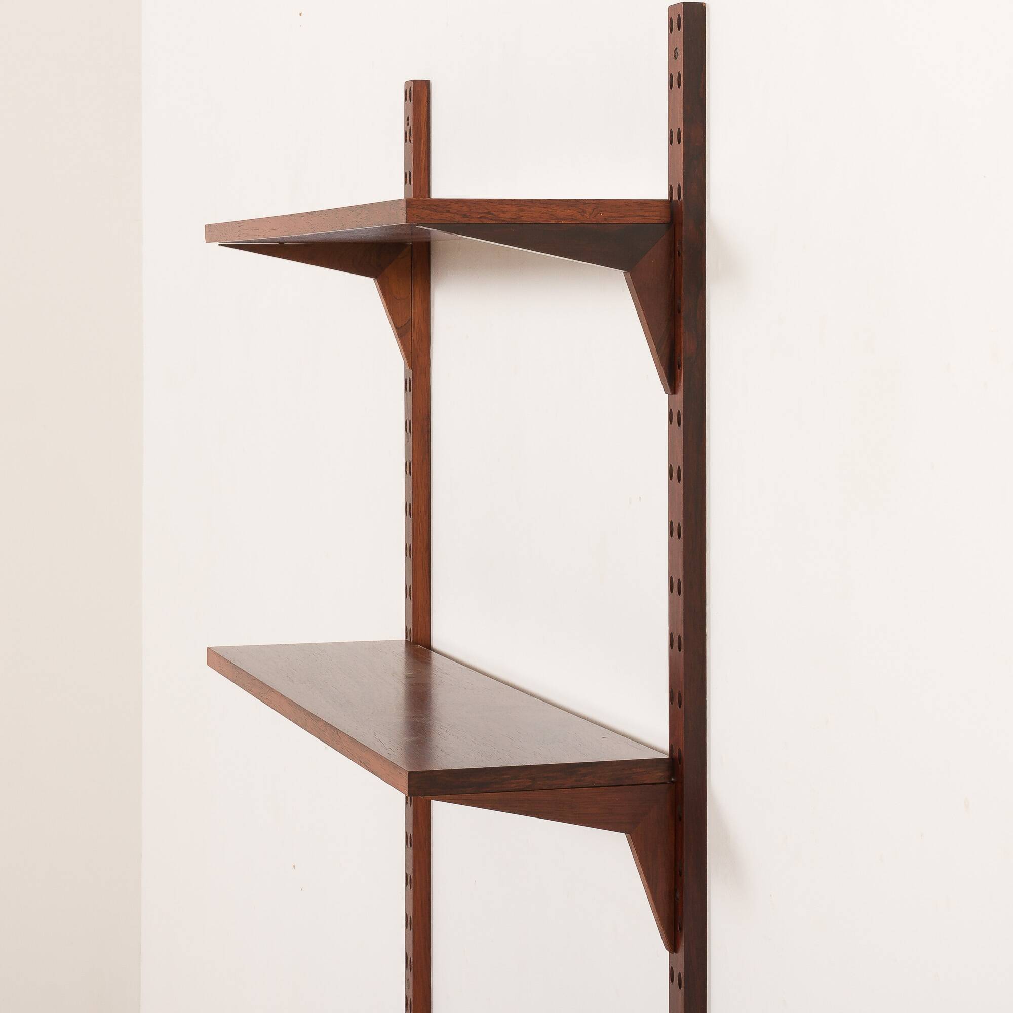 Poul Cadovius shelving wall unit with extendable  desk or a table for Cado,