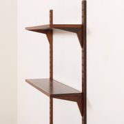 Étagère murale Poul Cadovius avec bureau extensible ou table pour Cado.