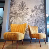 Pair of vintage cocktail chairs