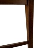 Vintage rare three-legged dining chair 1960s oak heart chair