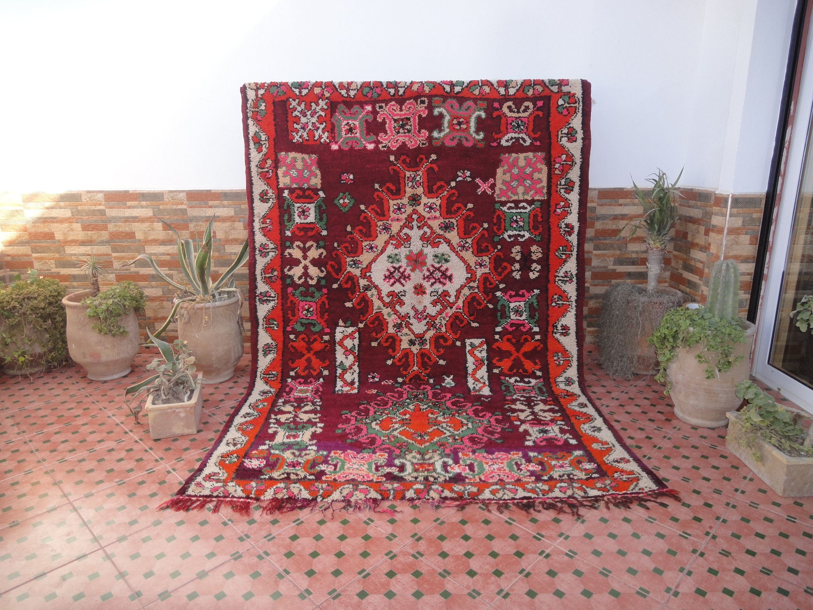 Rug old vintage Moroccan Beni Mguild 278 x 189 cm