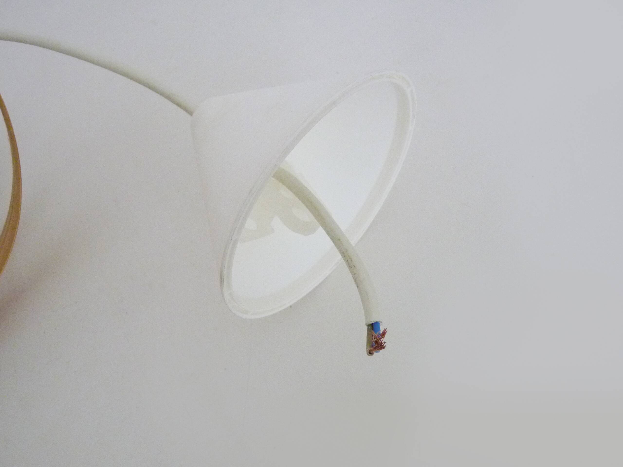 Nautilus pendant light made of wooden slats, 2000s