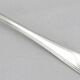 Set of 12 silver-plated metal table spoons Christofle Amérique, Art Deco, 20.5 cm.