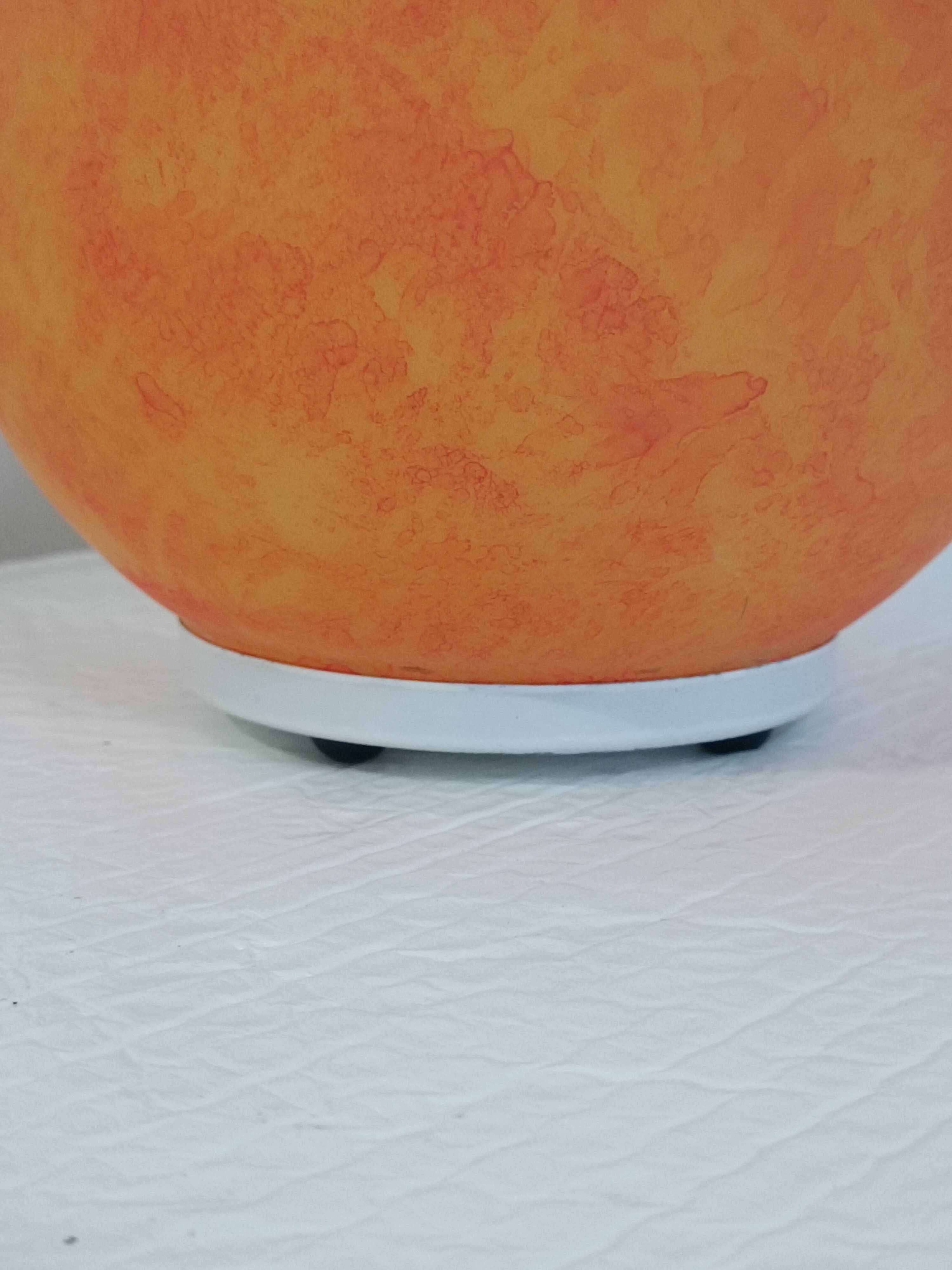 1970s opaline glass egg lamp