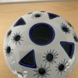 Vintage Nevers earthenware flower vase