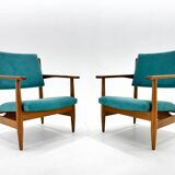 Pair of Mid-Century Armchairs, Czechoslovakia, 1970's